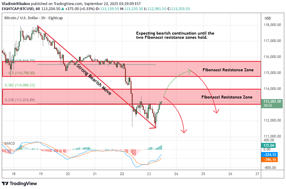 فروشBTC،تکنیکال،VladimirRibakov