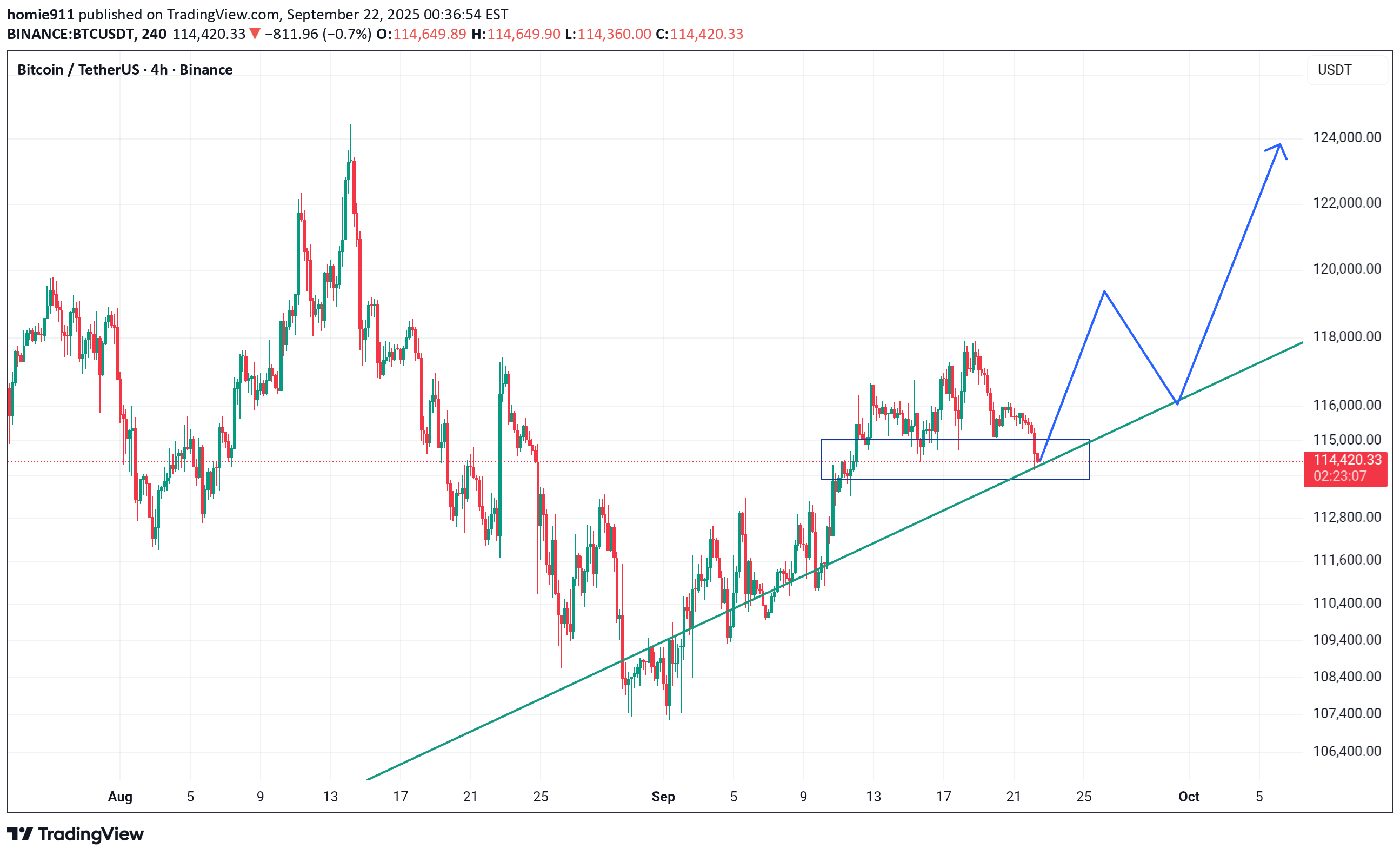 BTC،التحليل الفني،homie911