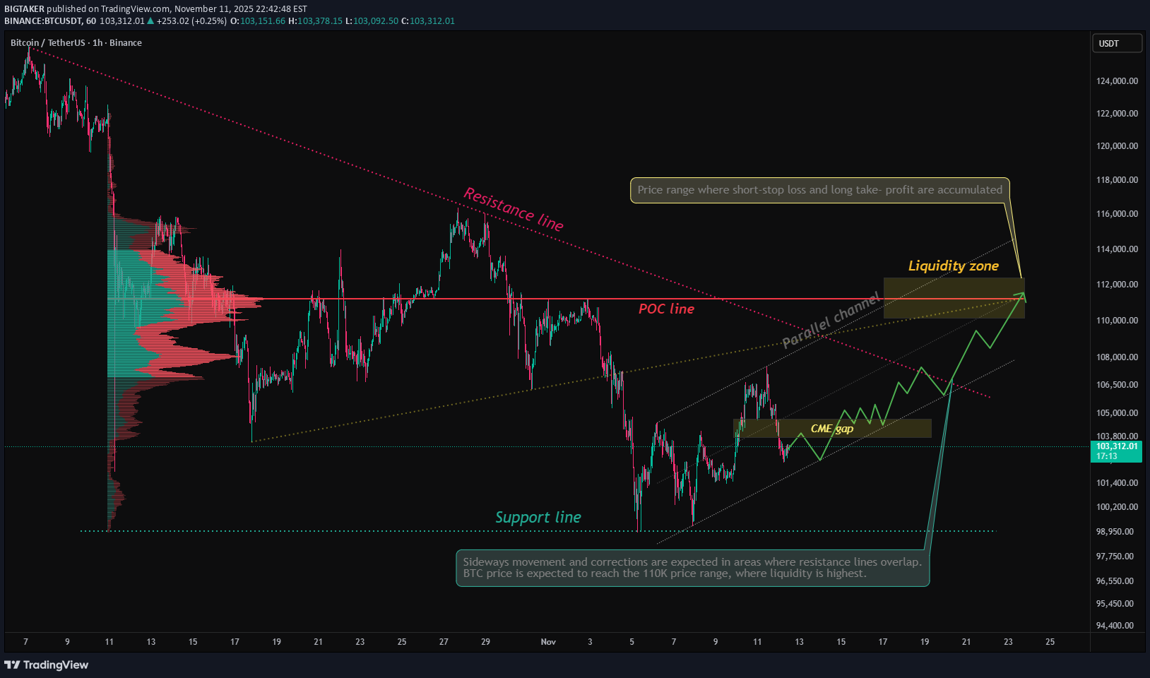 خریدBTC،تکنیکال،BIGTAKER