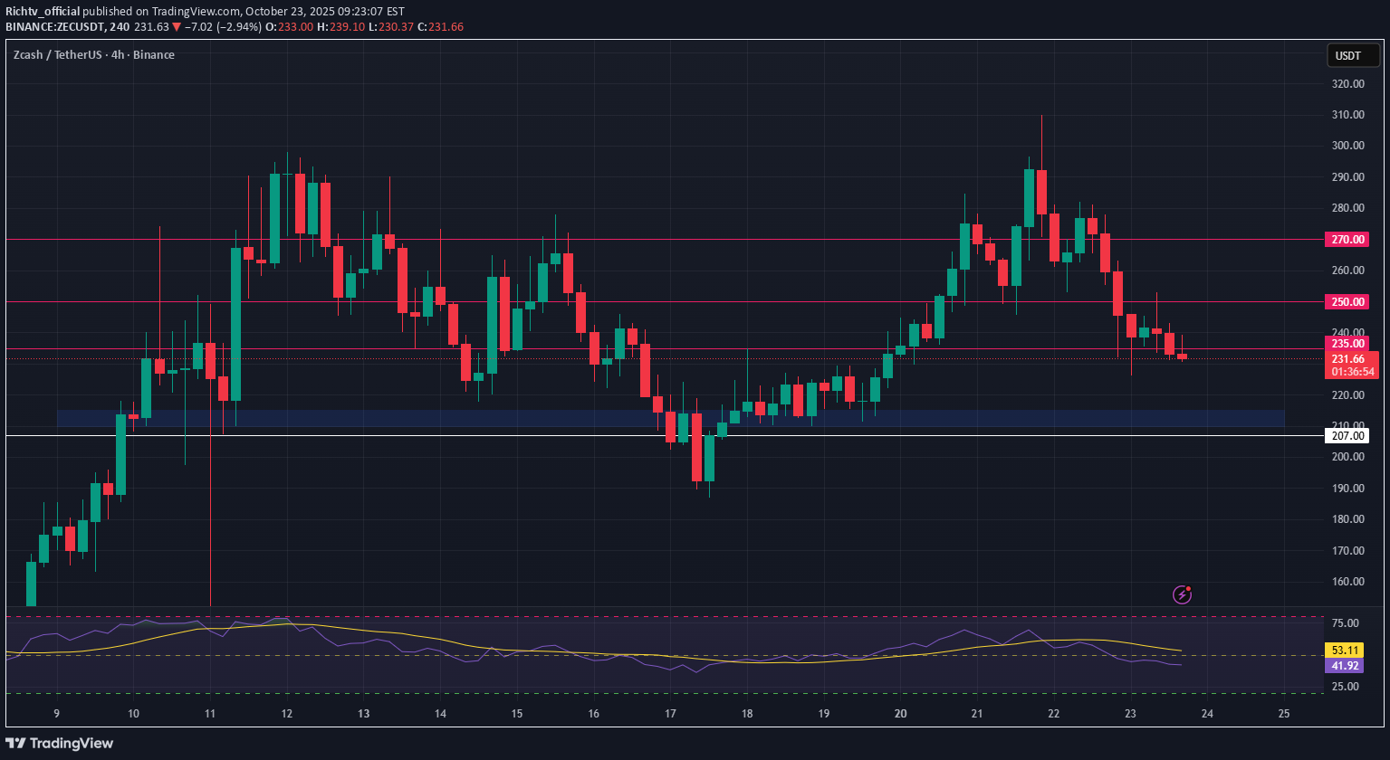 شراءZEC،التحليل الفني،Richtv_official