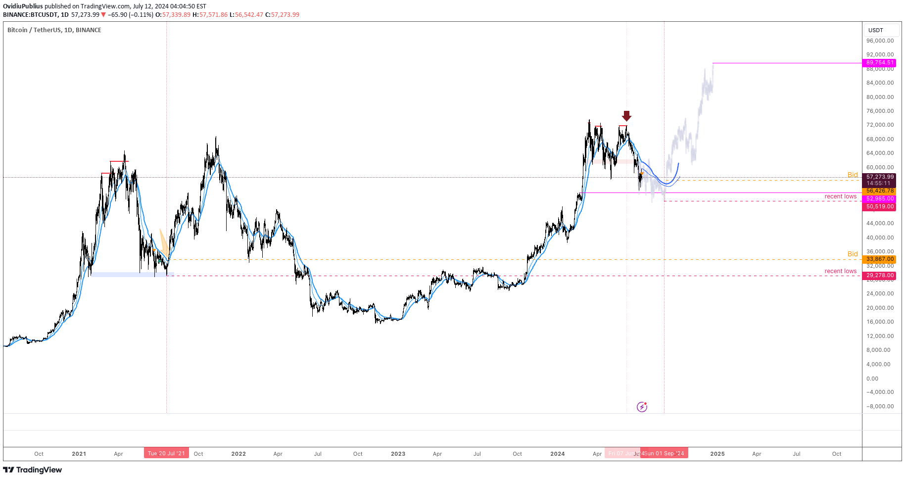 BTC،Technical،OvidiuPublius