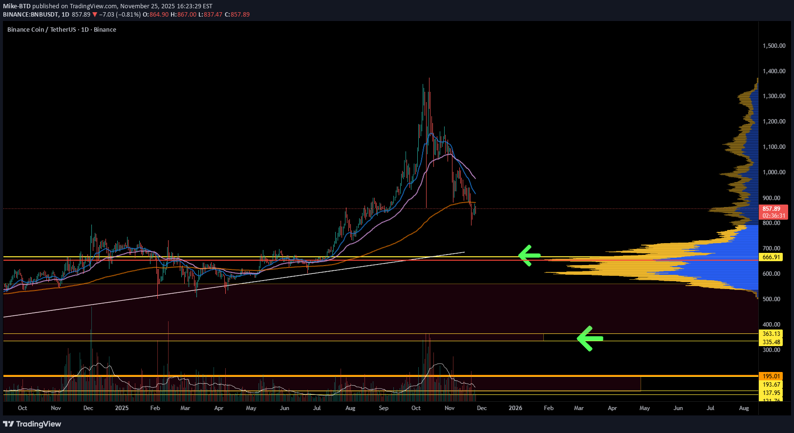 BNB،Technical،Mike-BTD