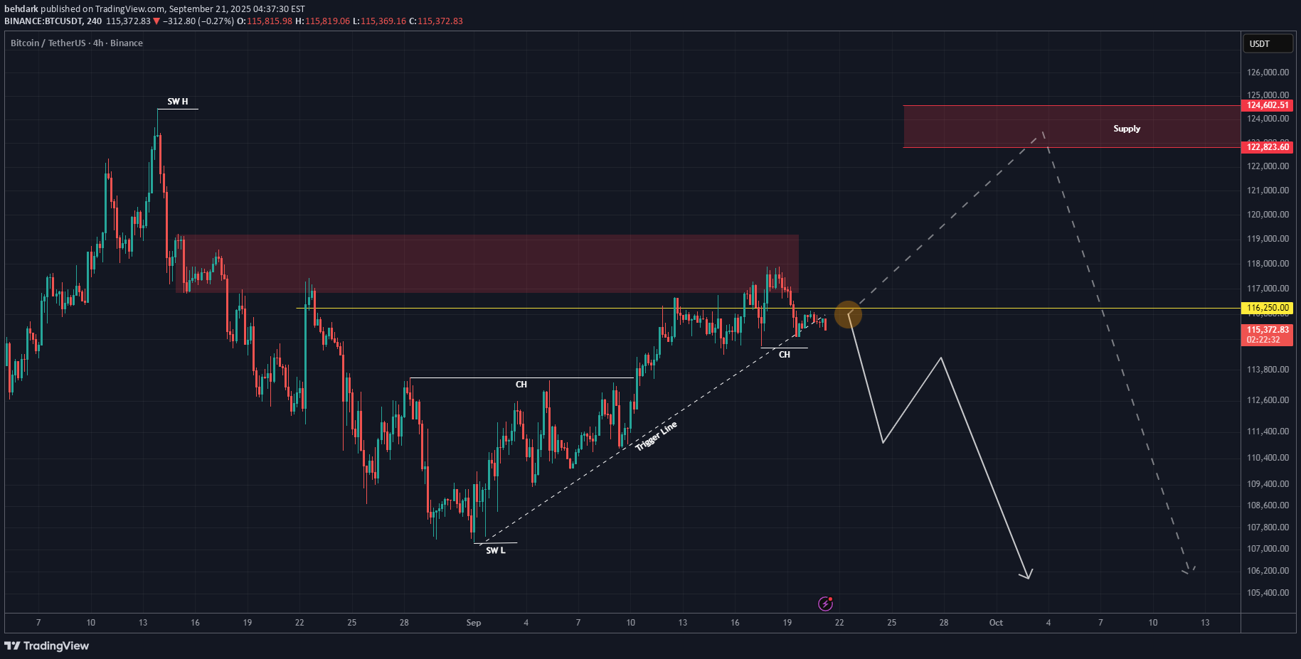 BTC،Technical،behdark