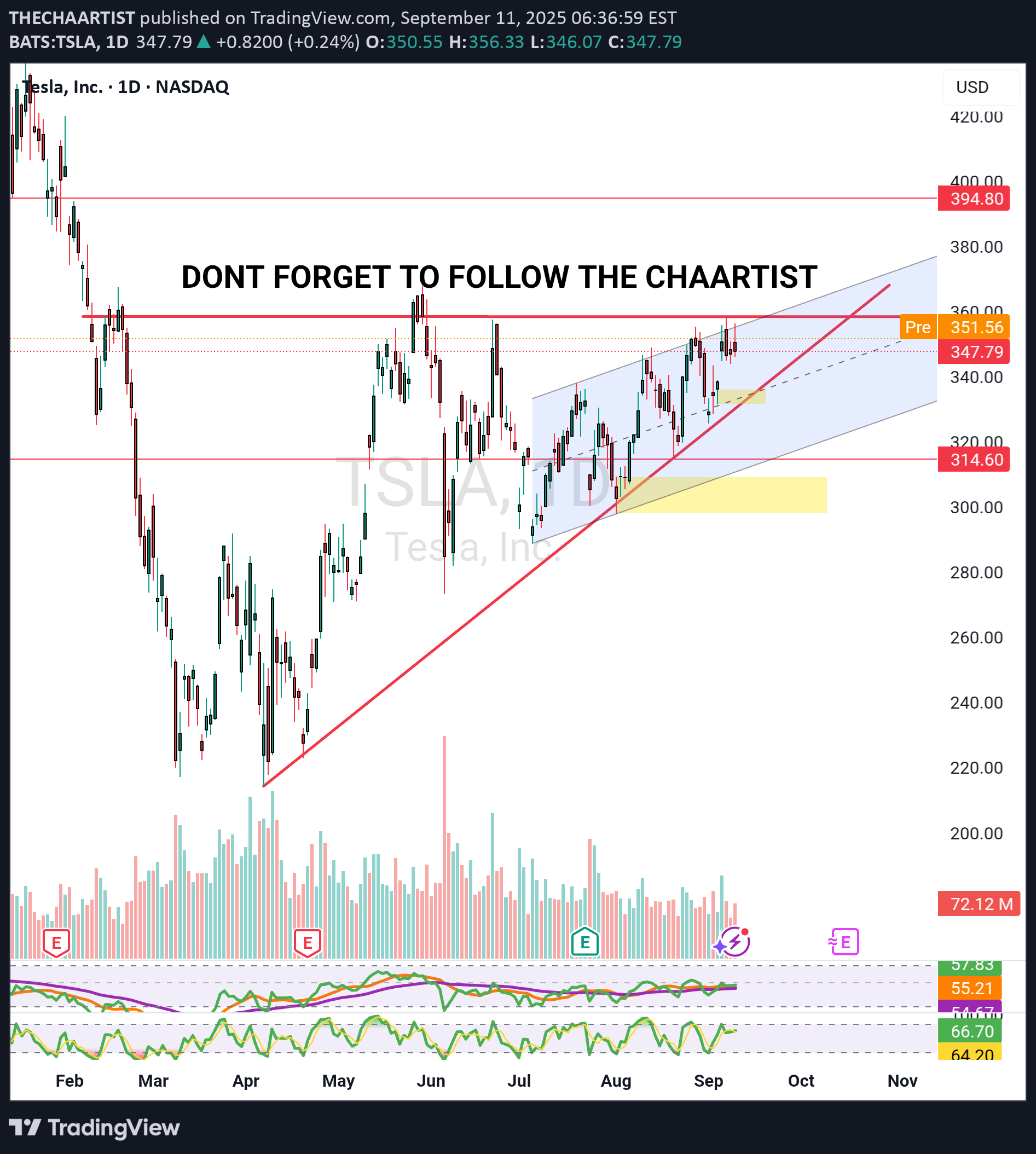 BuyTSLAX،Technical،THECHAARTIST