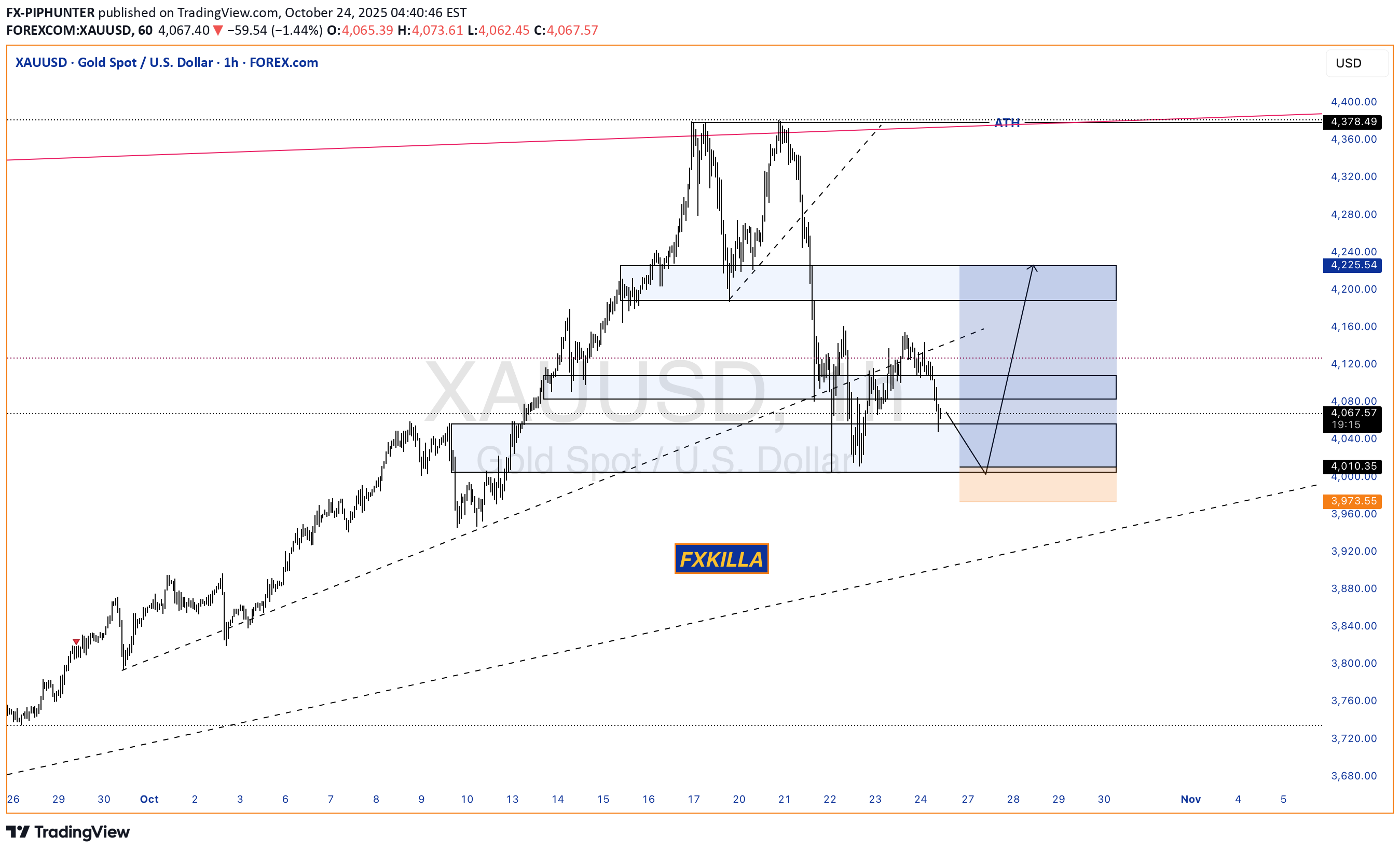 خریدPAXG،تکنیکال،FX-PIPHUNTER